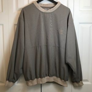 Penguin Sport Beige Golf Athletic Mens Pullover L